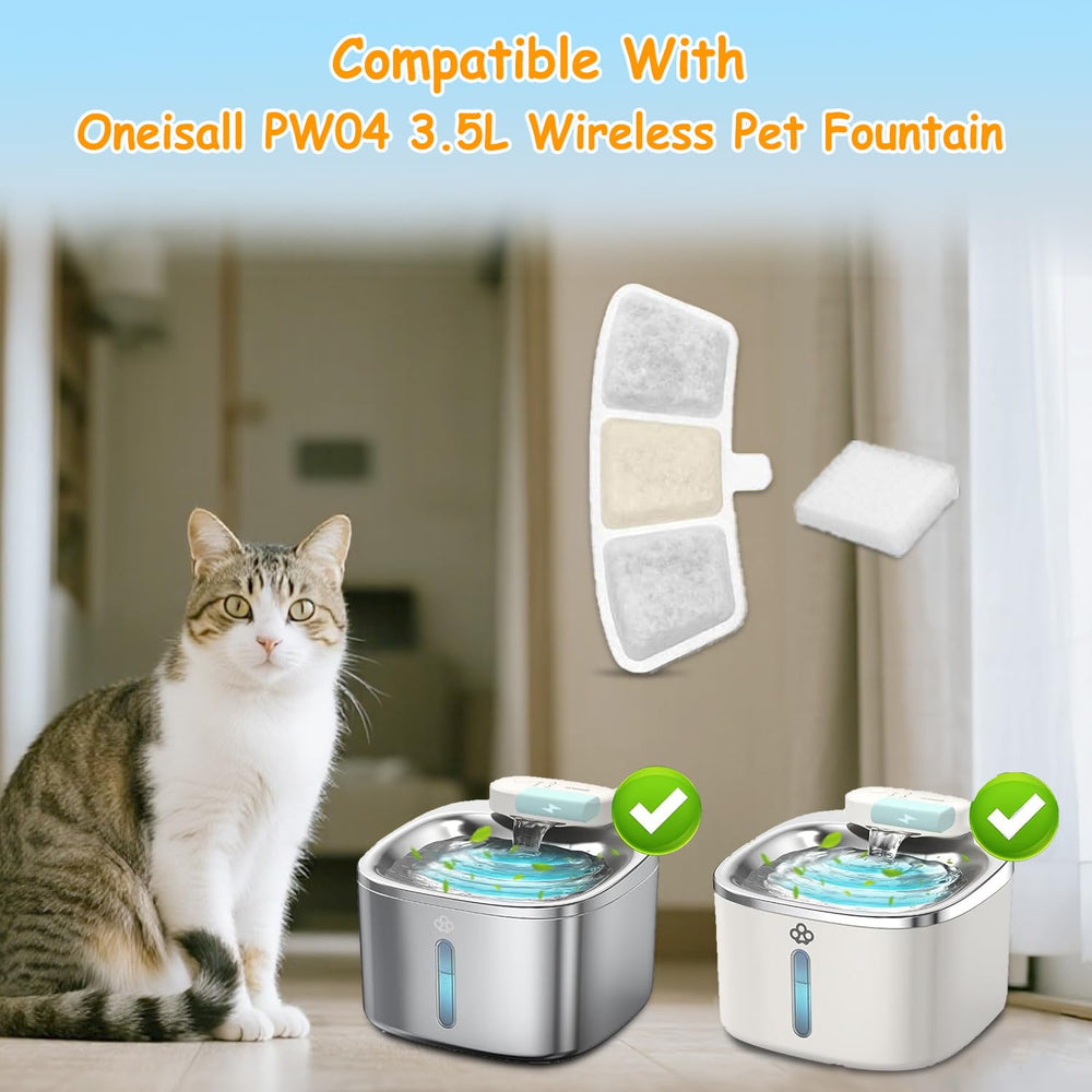 OUPUSES PW04: filtros 18 unidades para repuesto anual y facilidad