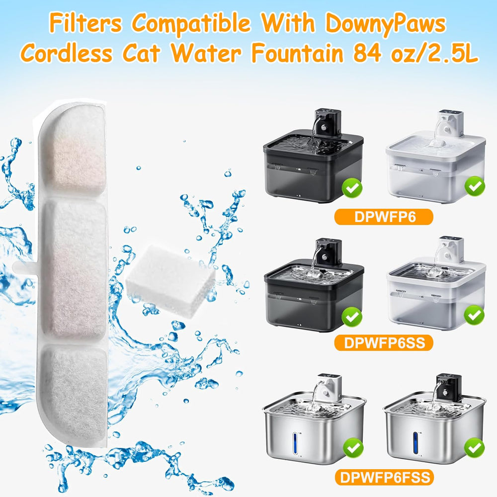 OUPUSES reemplazo quincenal para Downy Paws garantiza agua fresca.