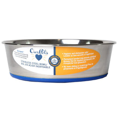 Our Pets DuraPet tazón de acero inoxidable para comida de perro con base estable