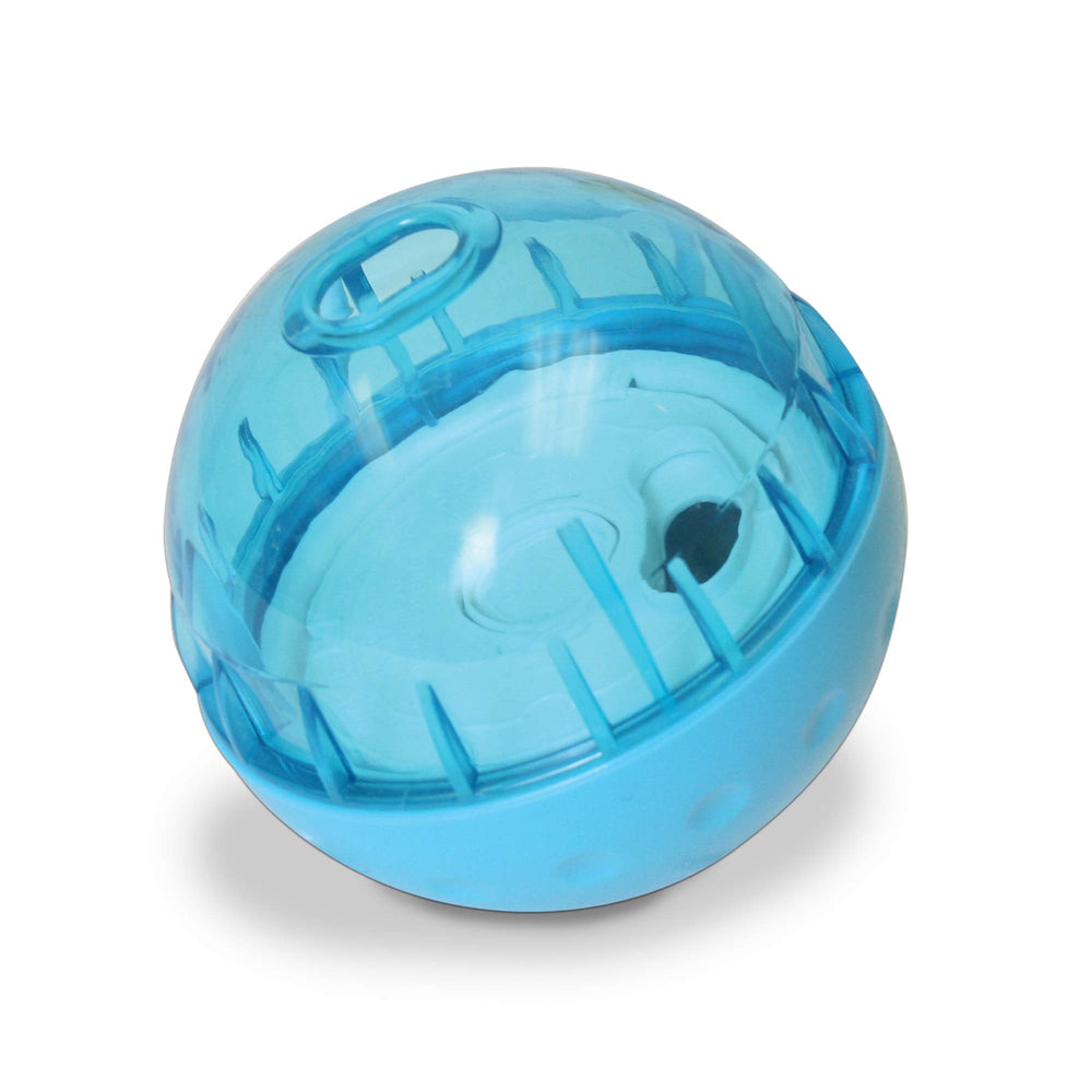 Our Pets IQ Treat Ball rellena con golosinas o croquetas para juego interactivo.