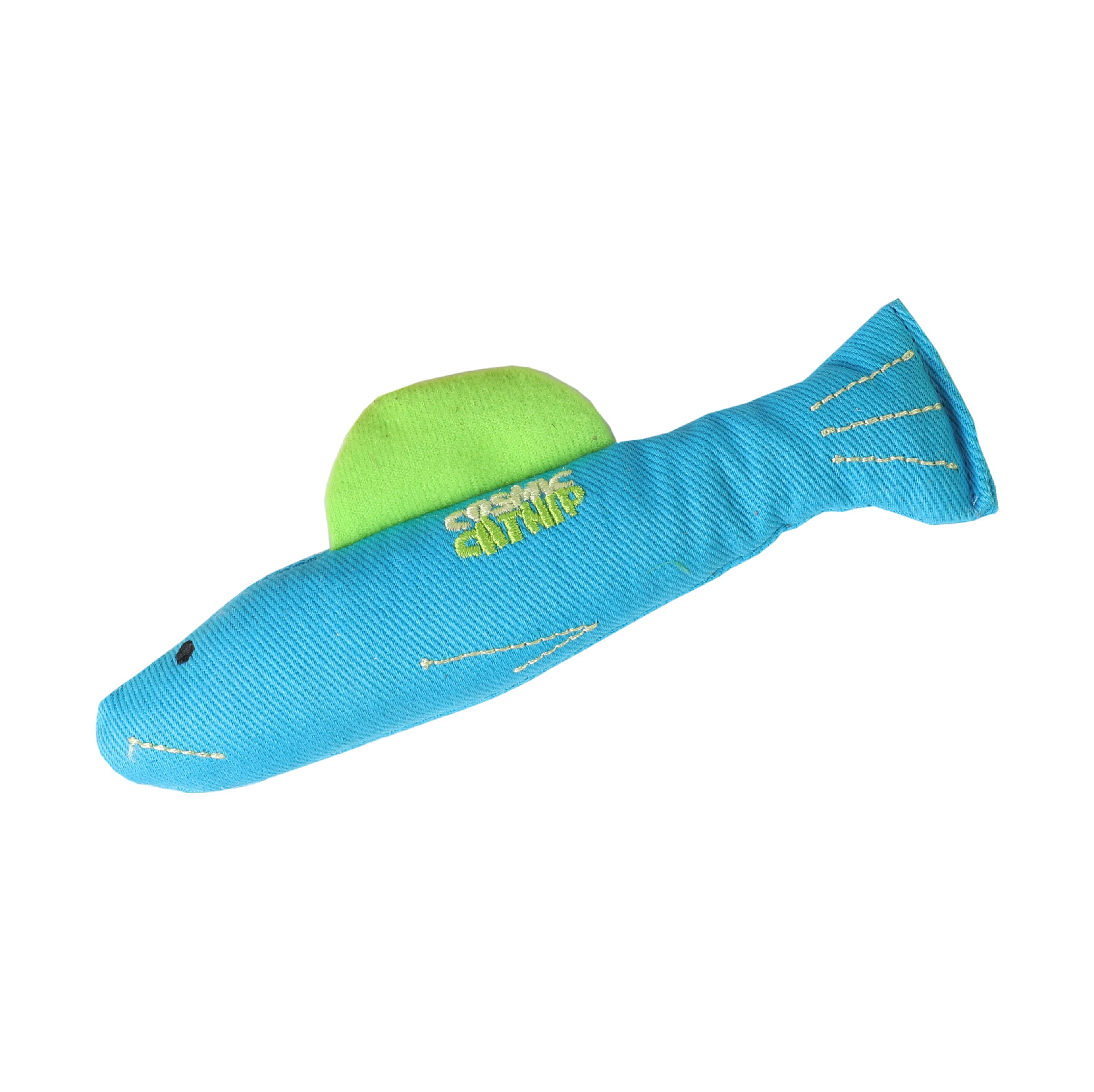 OurPets hierba gatera cósmica, pez-juguete relleno para juego interactivo.