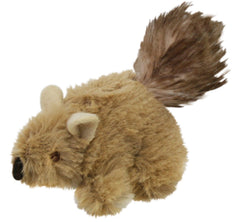 OurPets PlayNSqueak Ardilla Parlante para Jardín: estimula juego interactivo y ejercicio diario para gatos