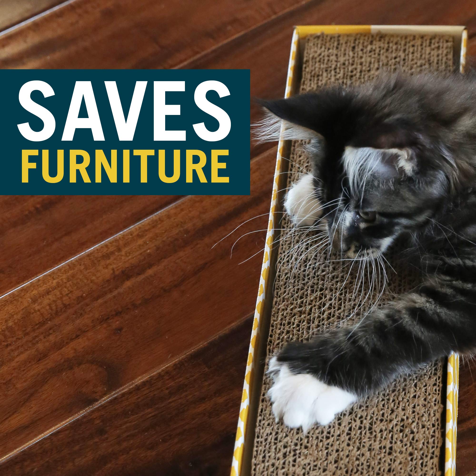 OurPets rasca-gato superficie interactiva invita al juego y al descanso