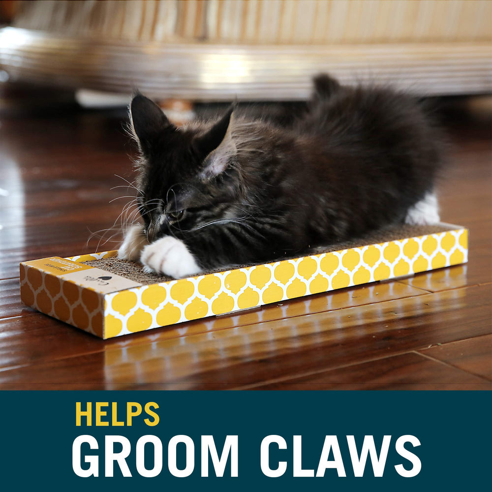 OurPets rasca-gato reversible: dos caras listas para el juego