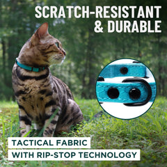 OutdoorBengal collar rojo sin campana para oídos sensibles