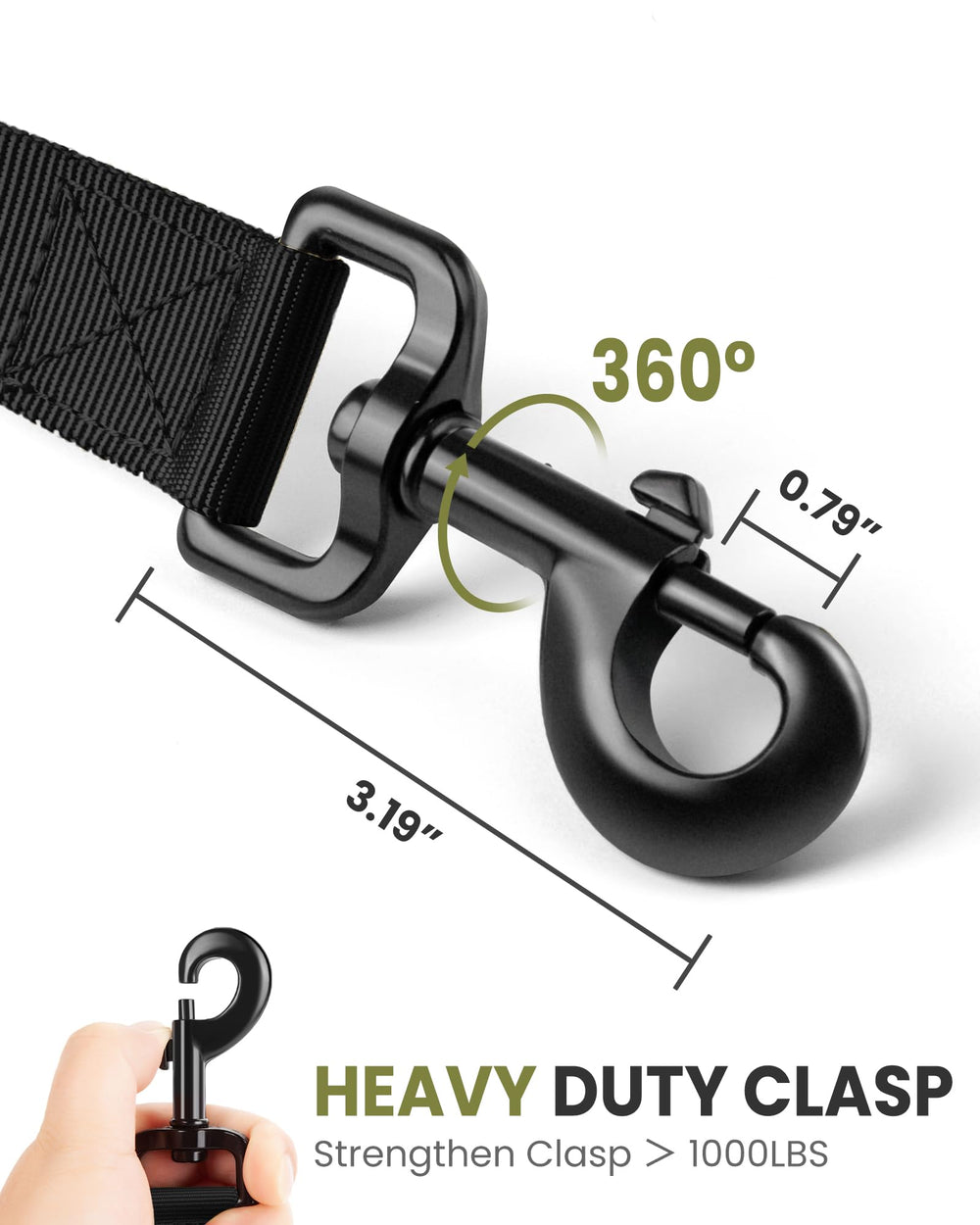 OutdoorMaster dos asas acolchadas para control cercano y cómodo.