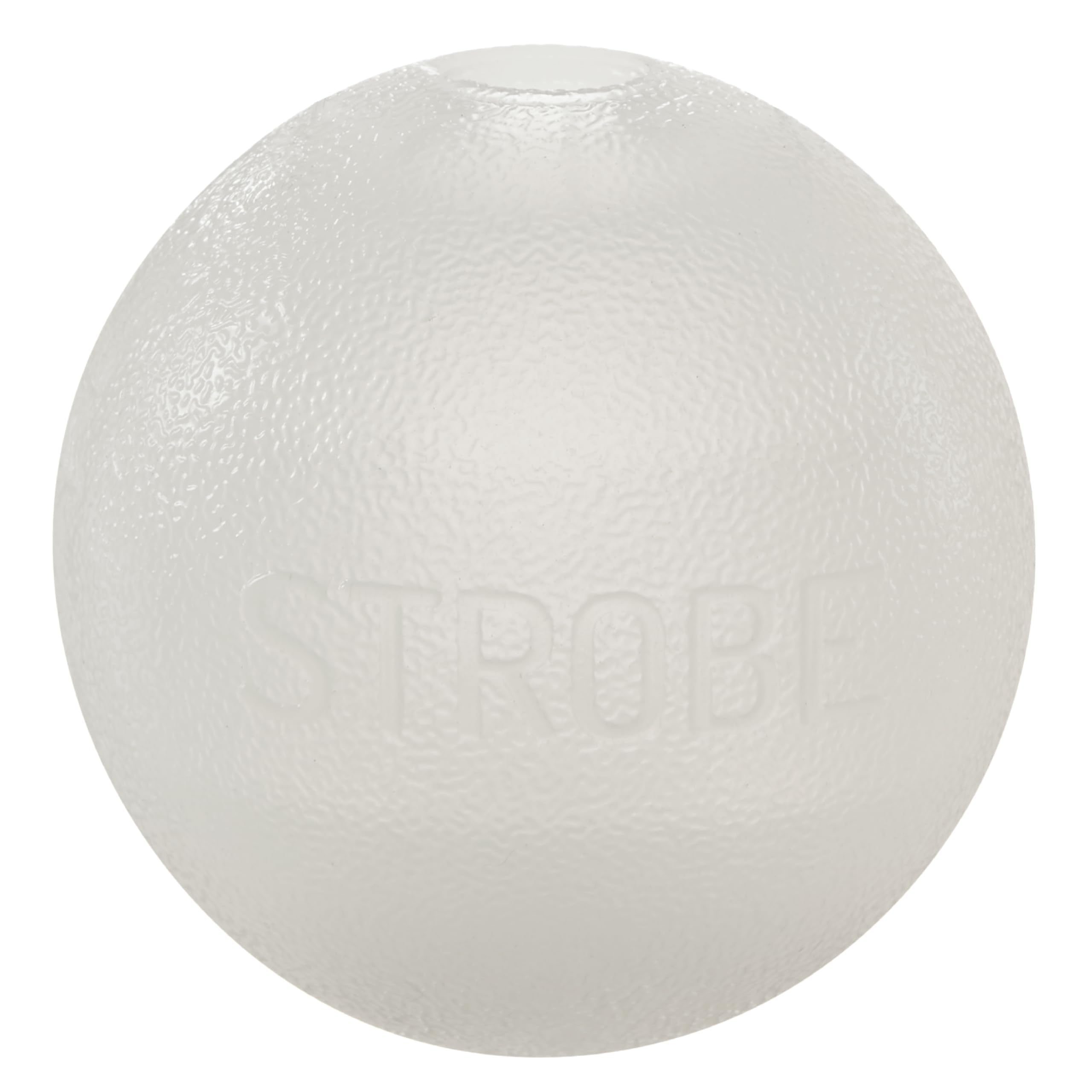 Outward Hound Strobe Glo Ball con luz LED que brilla al rebotar para juego nocturno.