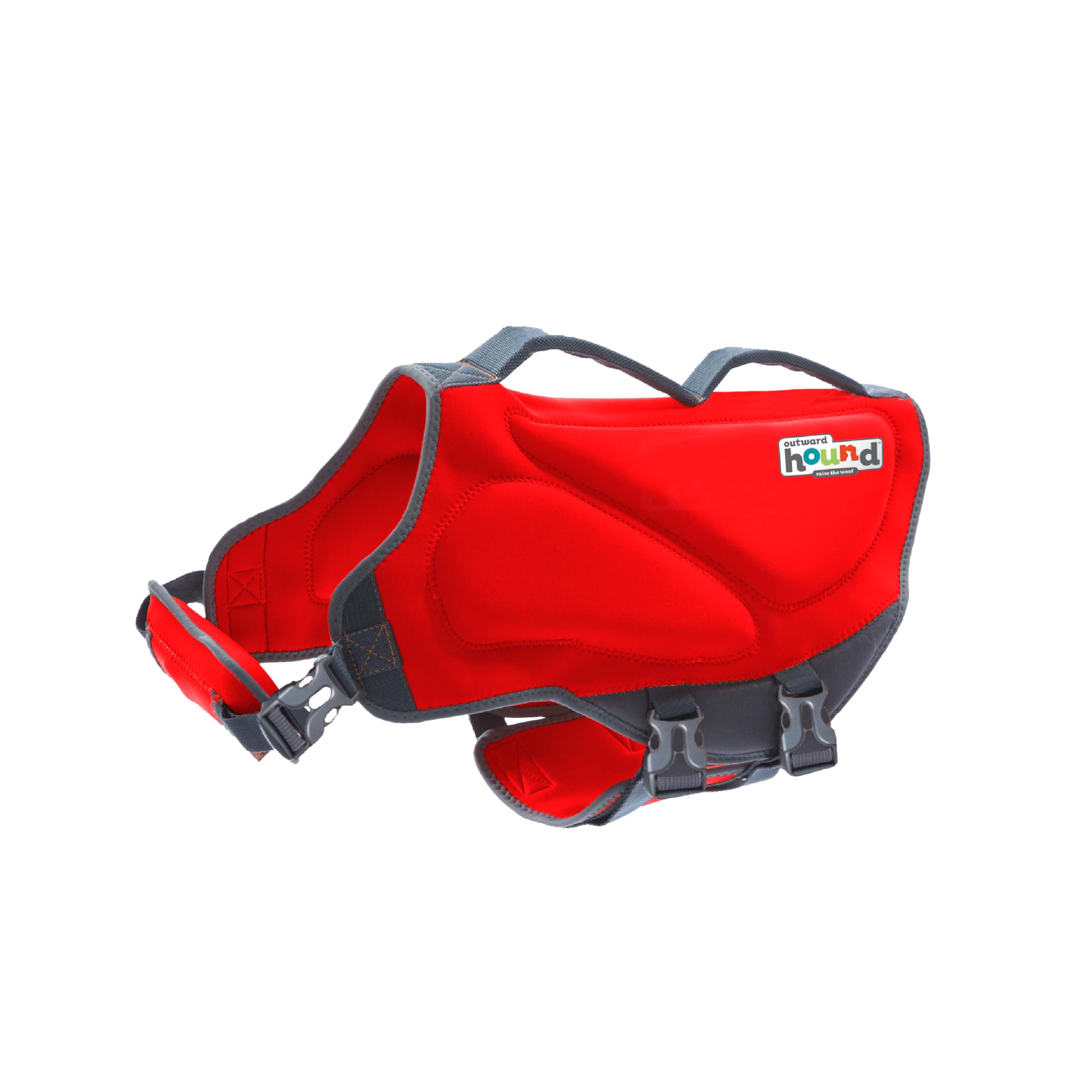 Outward Hound Dawson, chaleco para perro XL, frente rojo con visibilidad.