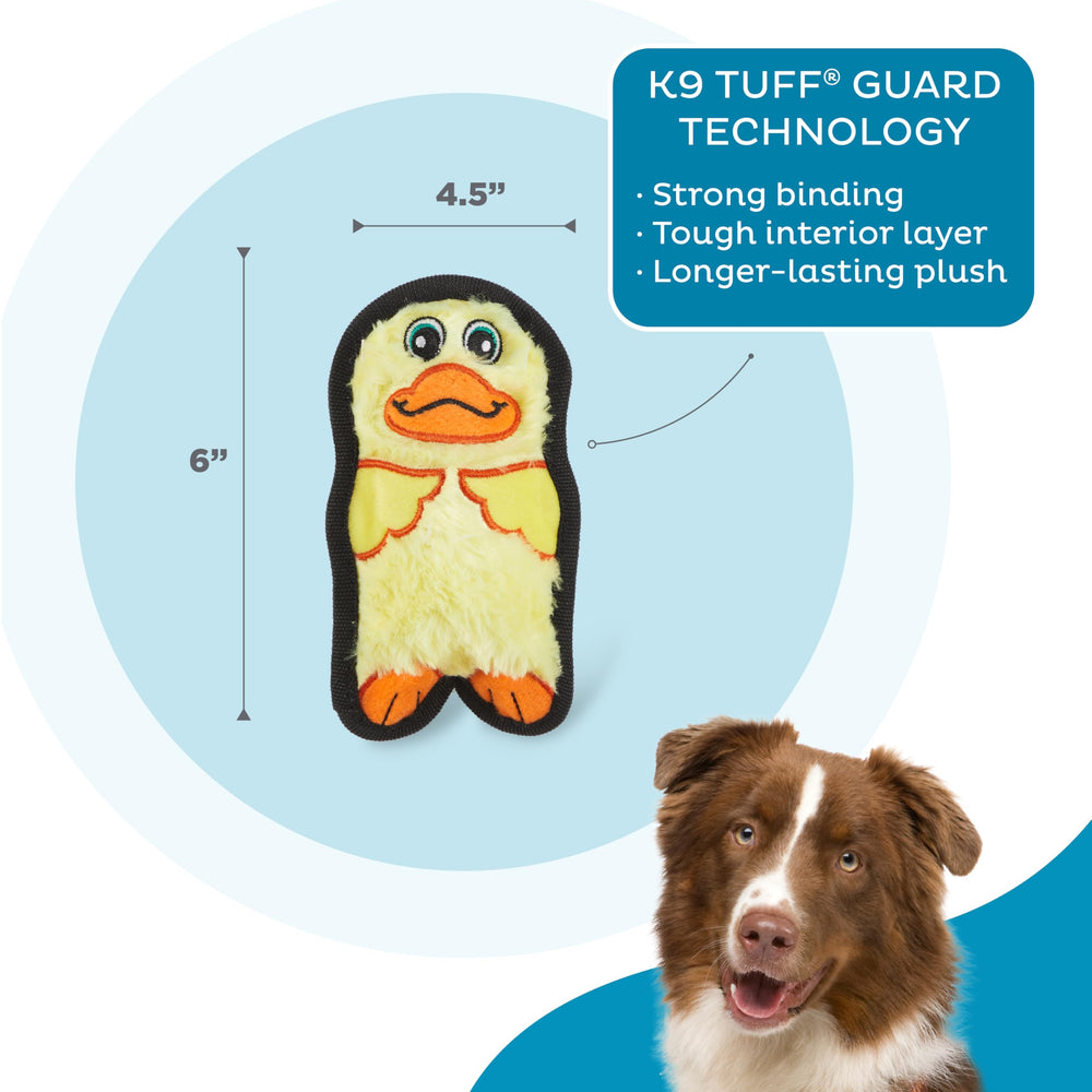 Outward Hound Durablez Minis pato sin relleno para morder limpio