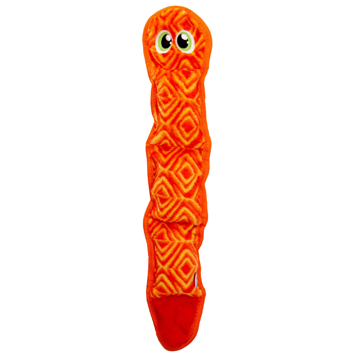 Outward Hound Durablez serpiente rosa, peluche grande, ideal para juego activo y abrazos.