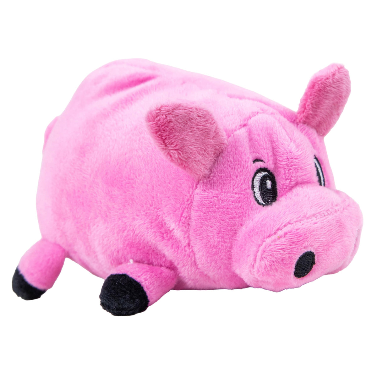 Outward Hound Fattiez cerdo peluche con sonido chirriante para juego interactivo
