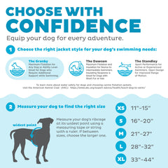 Outward Hound Granby Splash costado izquierdo: ajuste seguro para perros activos