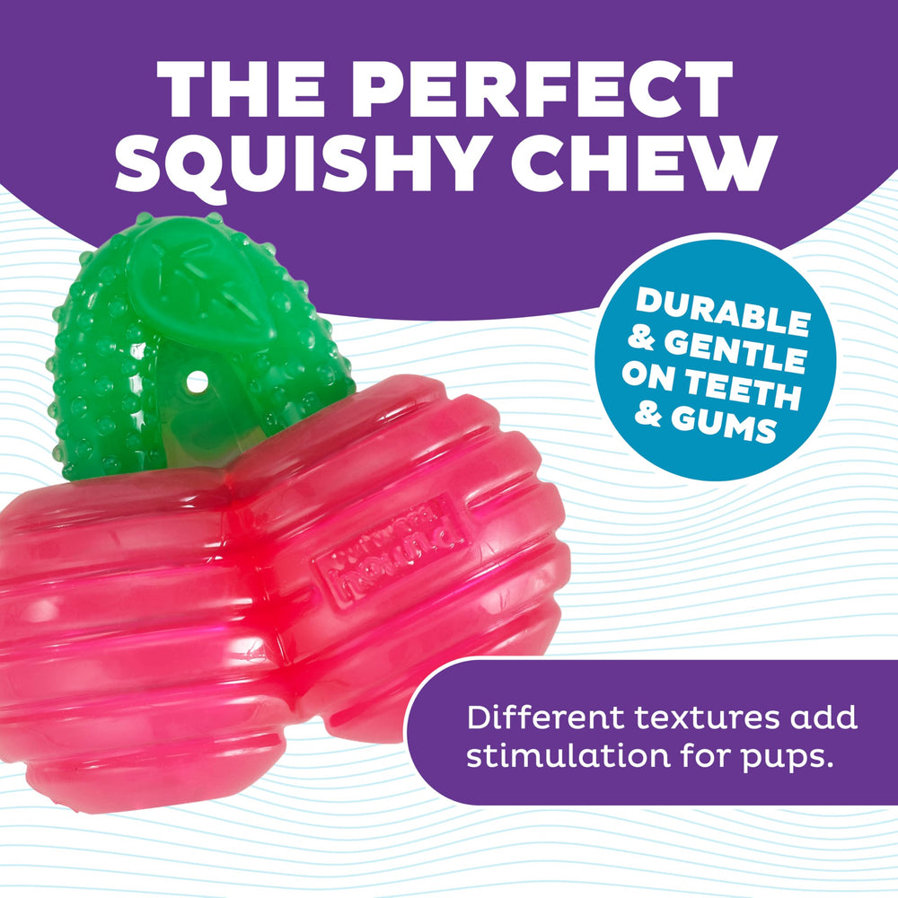 Outward Hound Gummiez Limpieza Dientes: textura suave ayuda a limpiar dientes durante la masticación