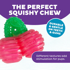 Outward Hound Gummiez Limpieza Dientes: textura suave ayuda a limpiar dientes durante la masticación