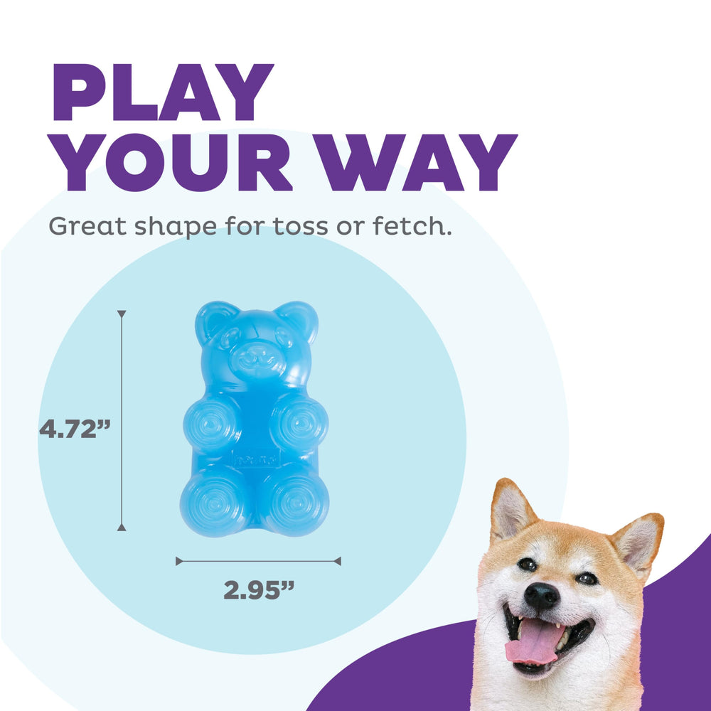 Outward Hound Gummiez zonas-texturizadas: secciones para masticar y limpiar dientes.
