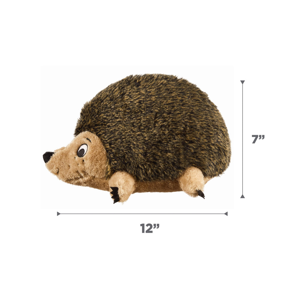 Juguete suave de Outward Hound Hedgehogz para juegos seguros supervisados.