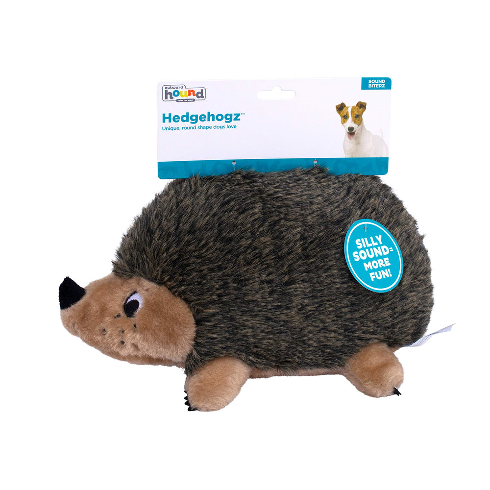 Juguete grande Hedgehogz 12x6x7 de Outward Hound para juegos activados.