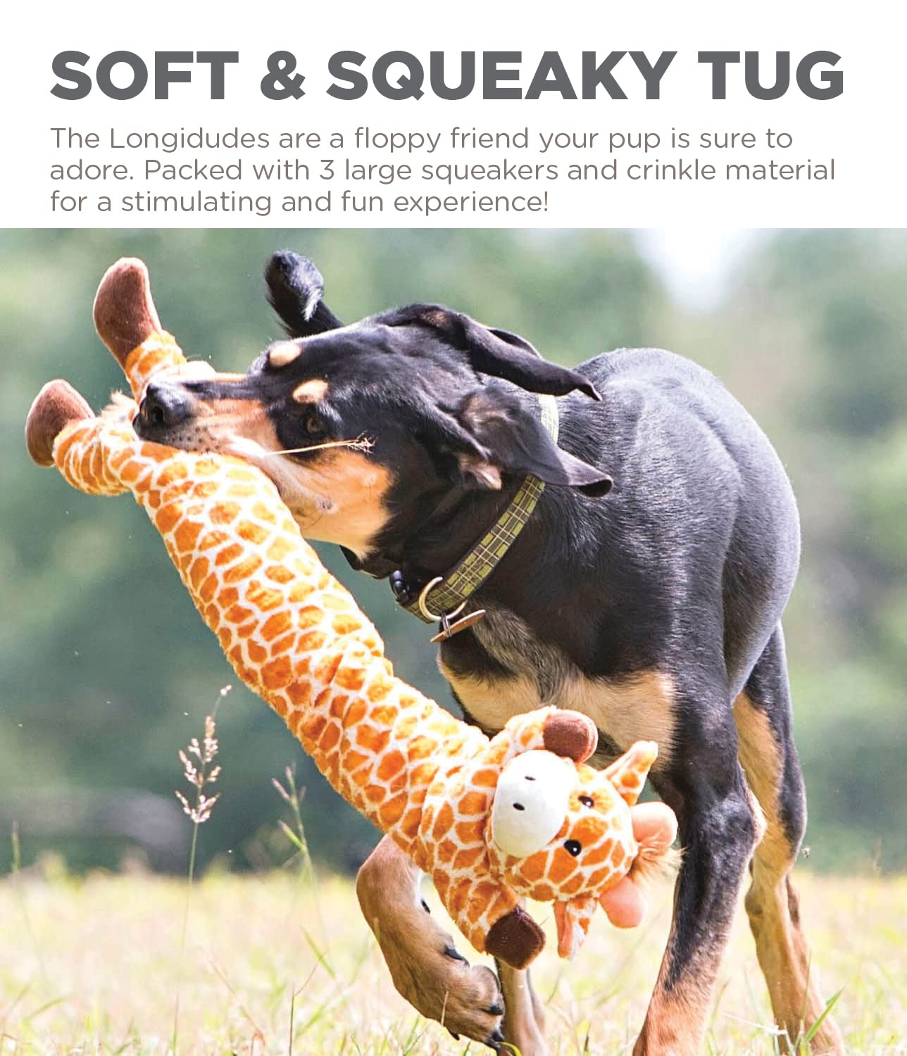 Outward Hound Longidudes peluche suave para acurrucarse tras el juego.