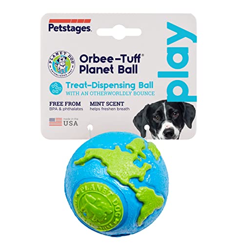 Outward Hound Planet Ball con rebote divertido para masticar y buscar golosinas