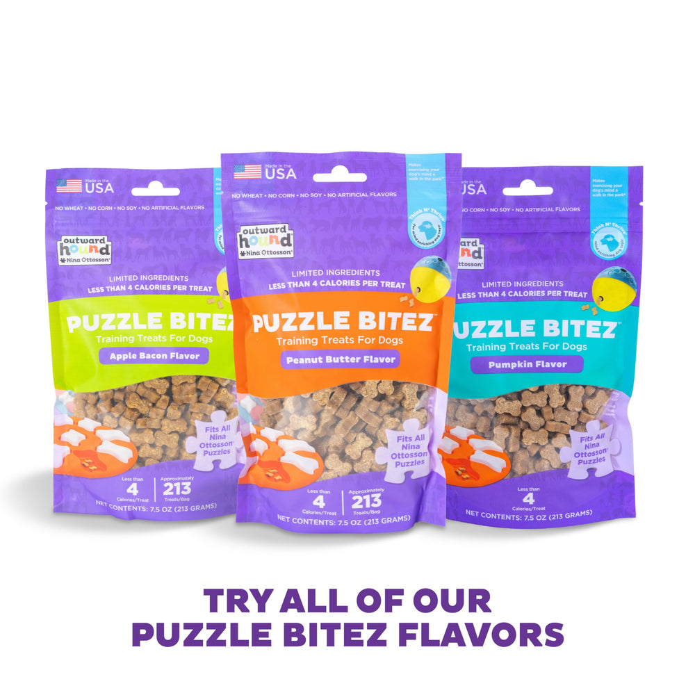 Outward Hound Puzzle Bitez 213 piezas por bolsa para juego prolongado