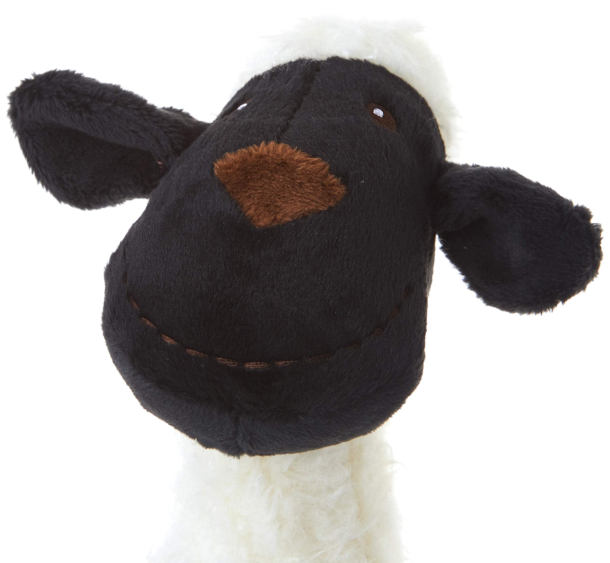 Outward Hound Scruffles cordero peluche con sonajero interno para estimular juego