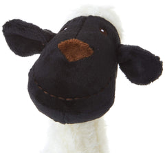 Outward Hound Scruffles cordero peluche con sonajero interno para estimular juego