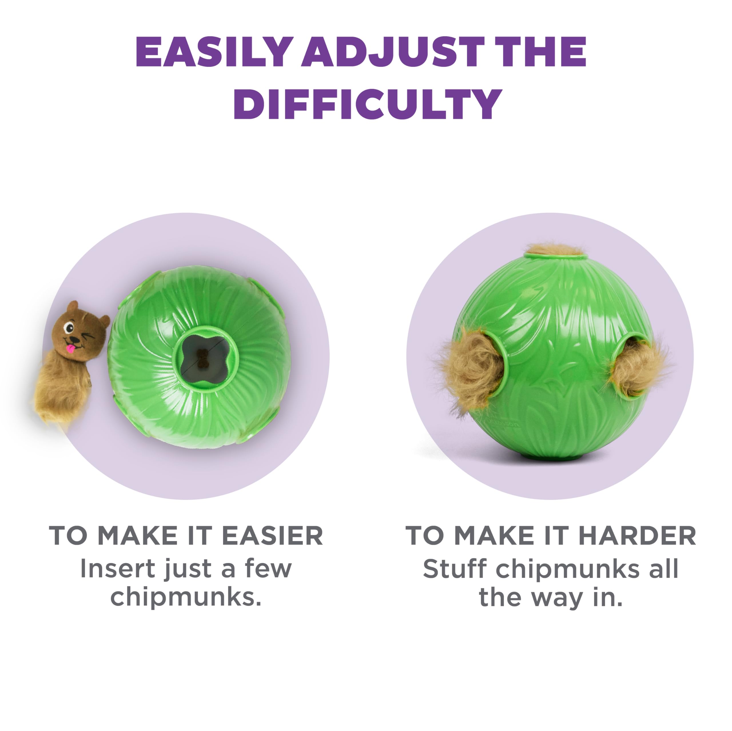 Outward Hound Snuffle N' Treat Ball perro olfato en accion