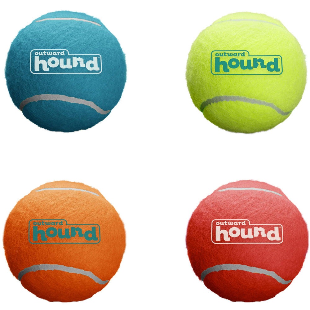 Outward Hound Squeaker Ballz: pelota que emite chirridos de 2 pulgadas para perros pequeños.