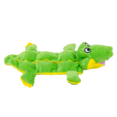Outward Hound Squeaker Matz caimán peluche pequeño para juegos interactivos