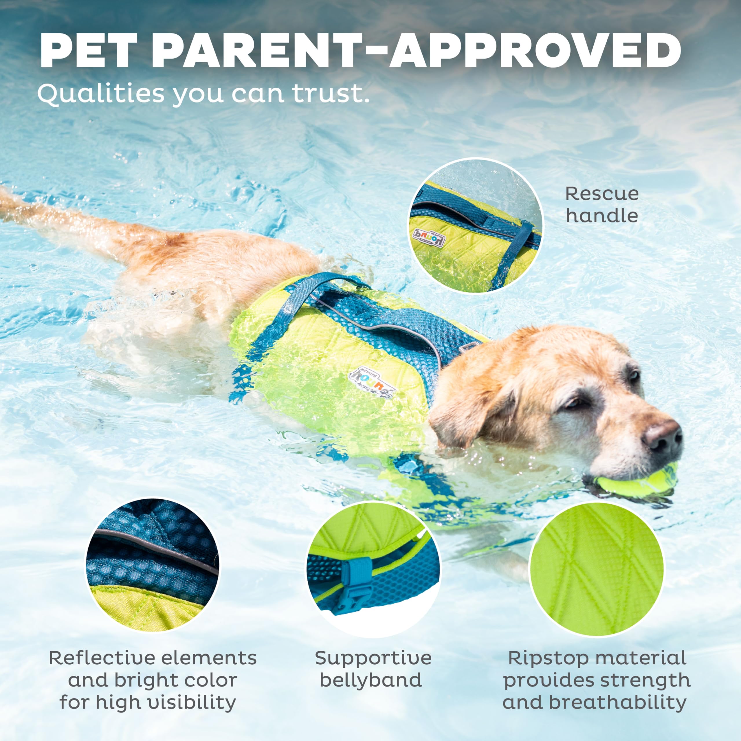 Outward Hound Standley Sport correas de ajuste para un ajuste seguro.