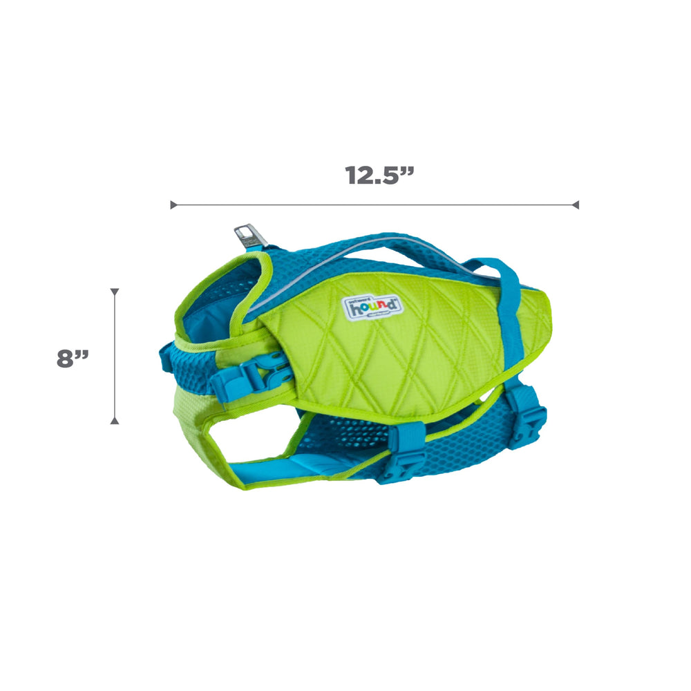 Outward Hound Standley Sport chaleco salvavidas para perro verde turquesa visible y seguro