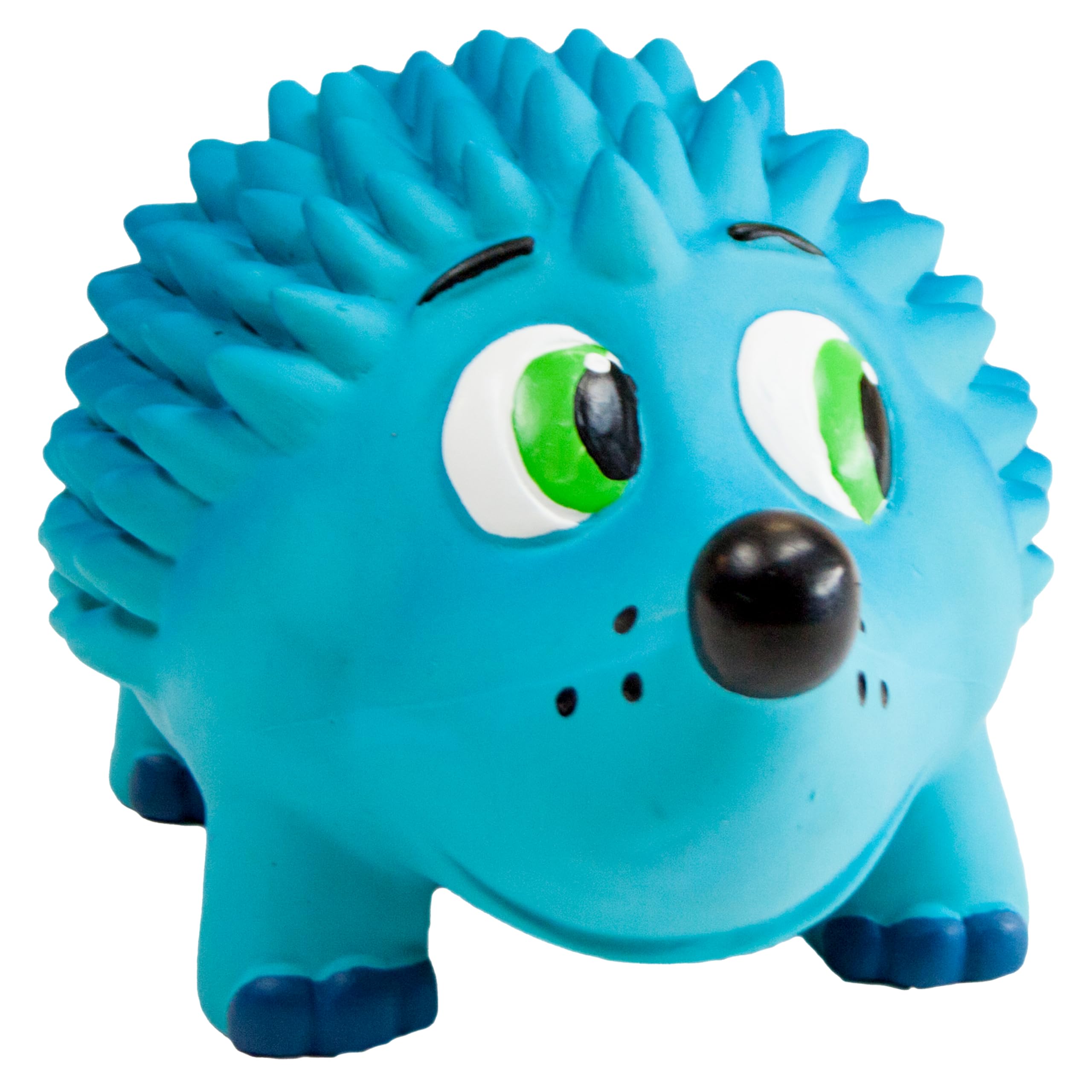 Outward Hound Tootiez erizo de látex con chirrido para perros activos