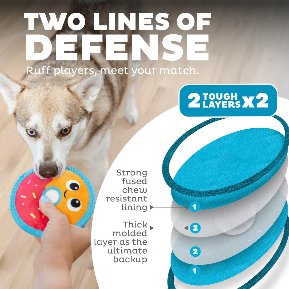 Outward Hound Tough Skinz Doble Capas: resistencia mejorada para juegos rudos