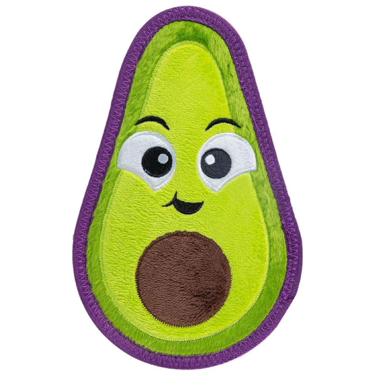 Outward Hound Tough Skinz: aguacate verde, juguete duradero para perros activos.