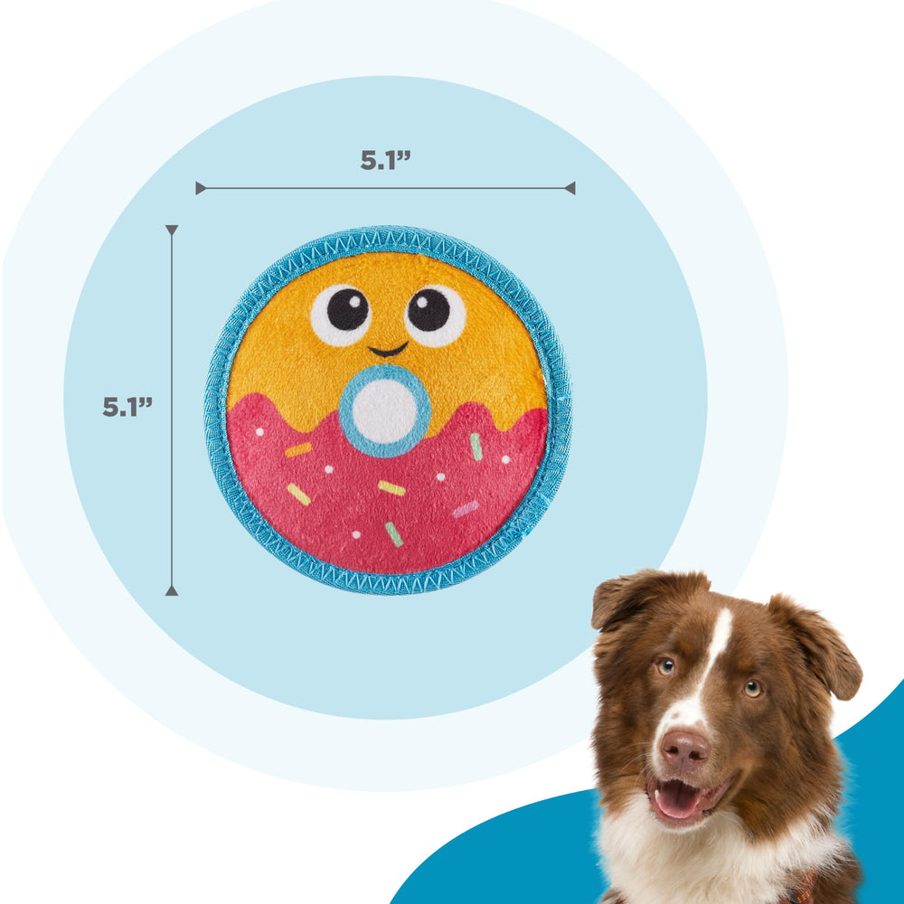 Outward Hound Tough Skinz Sonido Chirrido Gigante: estimula el juego sonoro sin desorden