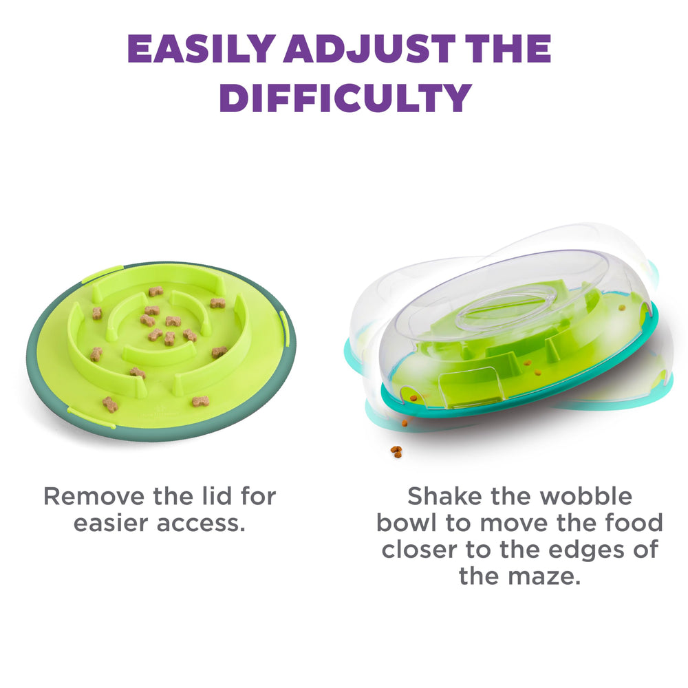 Outward Hound Wobble Bowl: material libre de BPA para tranquilidad.