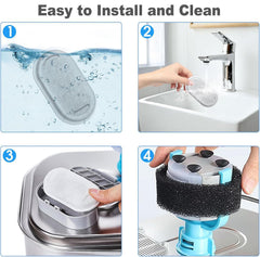 Espuma filtrante OUPUSES para bebedero, atrapa pelos y partículas para agua más pura.