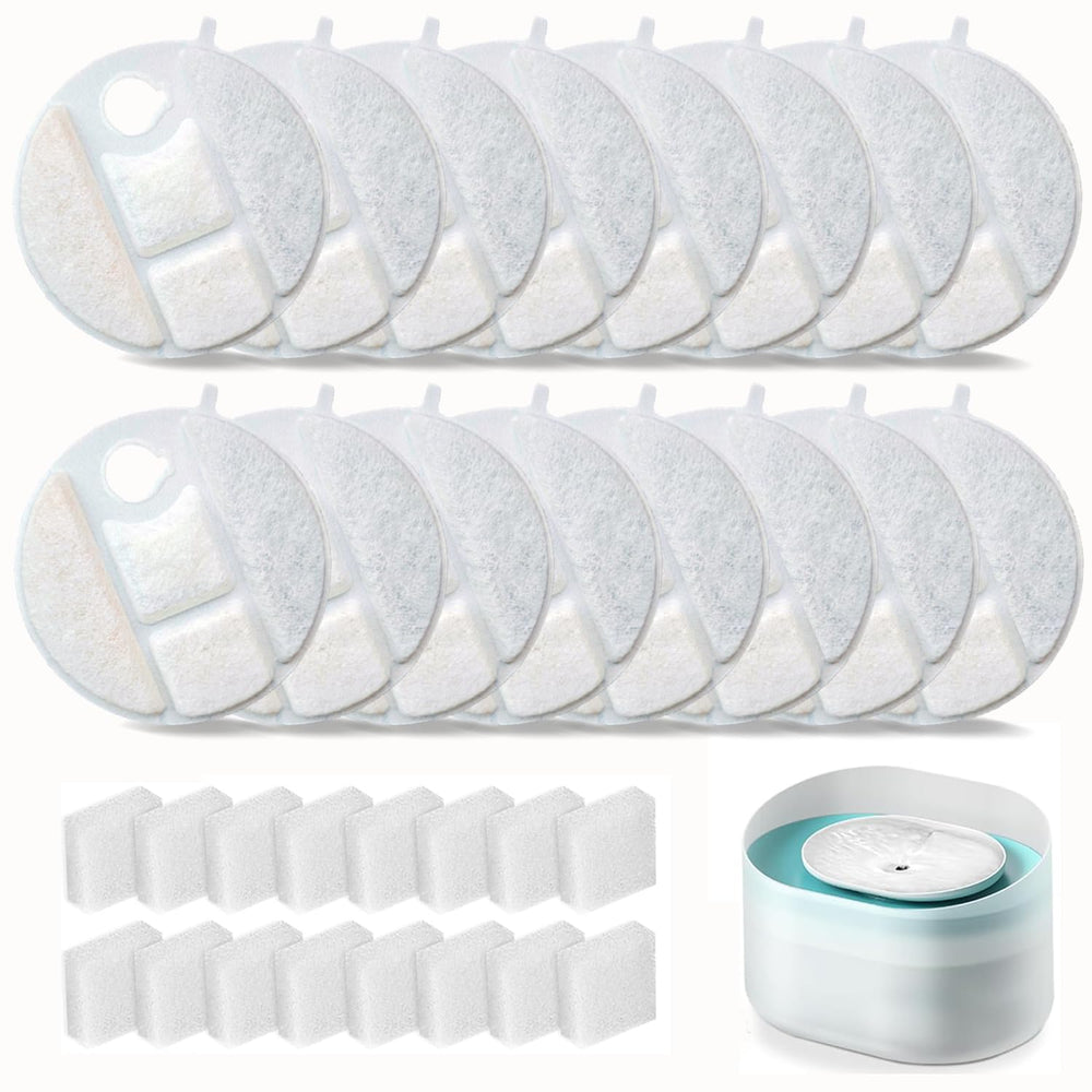 OUPUSES filtros repuesto para fuente Capsule, mejoran la higiene del agua para perros.