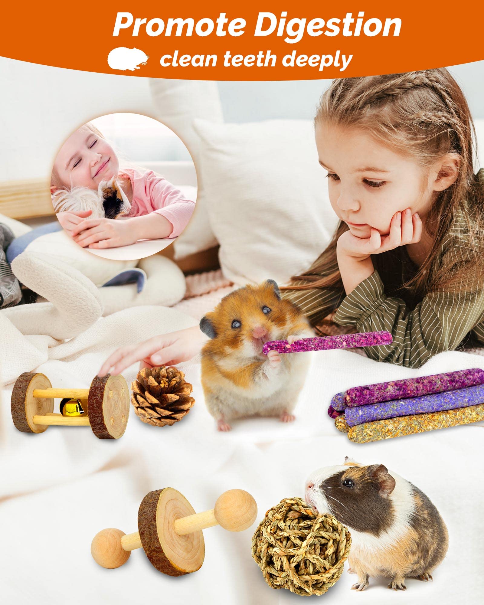 OVERTANG monociclo-juguete para hámster, fomenta juego y movilidad