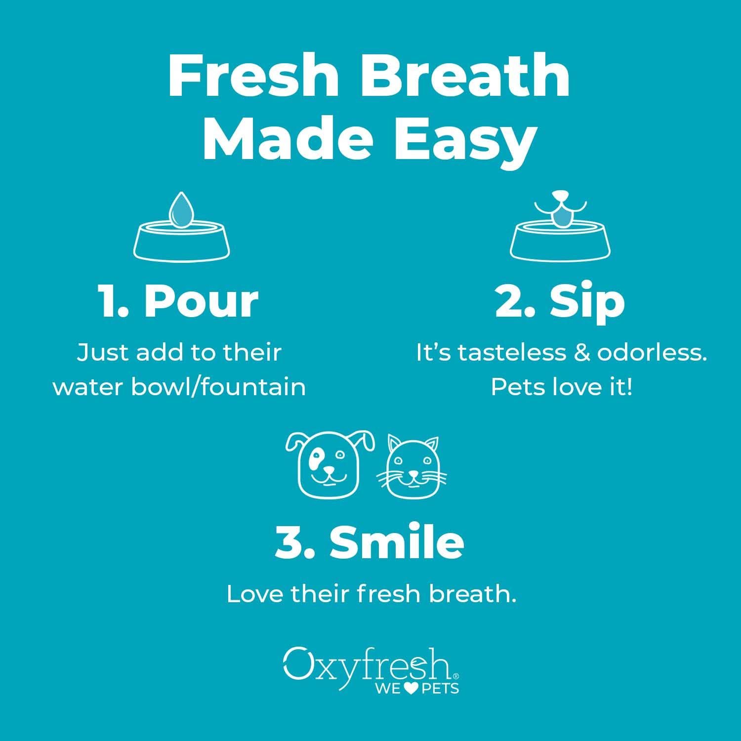 Oxyfresh control de tartar: apoyo para mantener rutina dental.