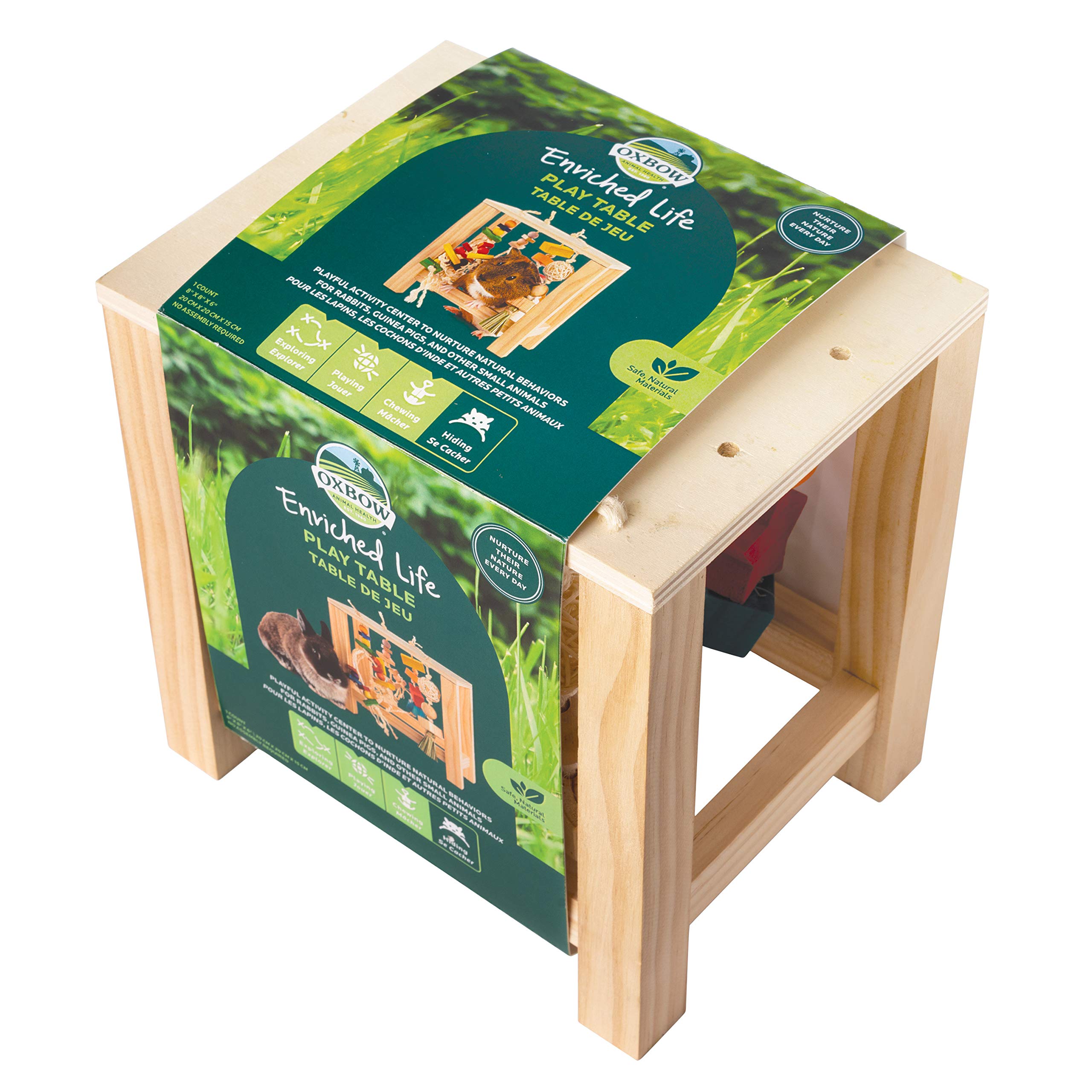 Oxbow Enriched Life Play Table: accesorios intercambiables para variar el juego