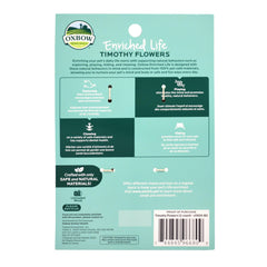 Oxbow Enriched Life Timothy Flowers, flor de heno en colores naturales para explorar.