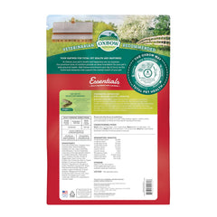 Oxbow Essentials Chinchilla con alfalfa premium para digestión saludable.