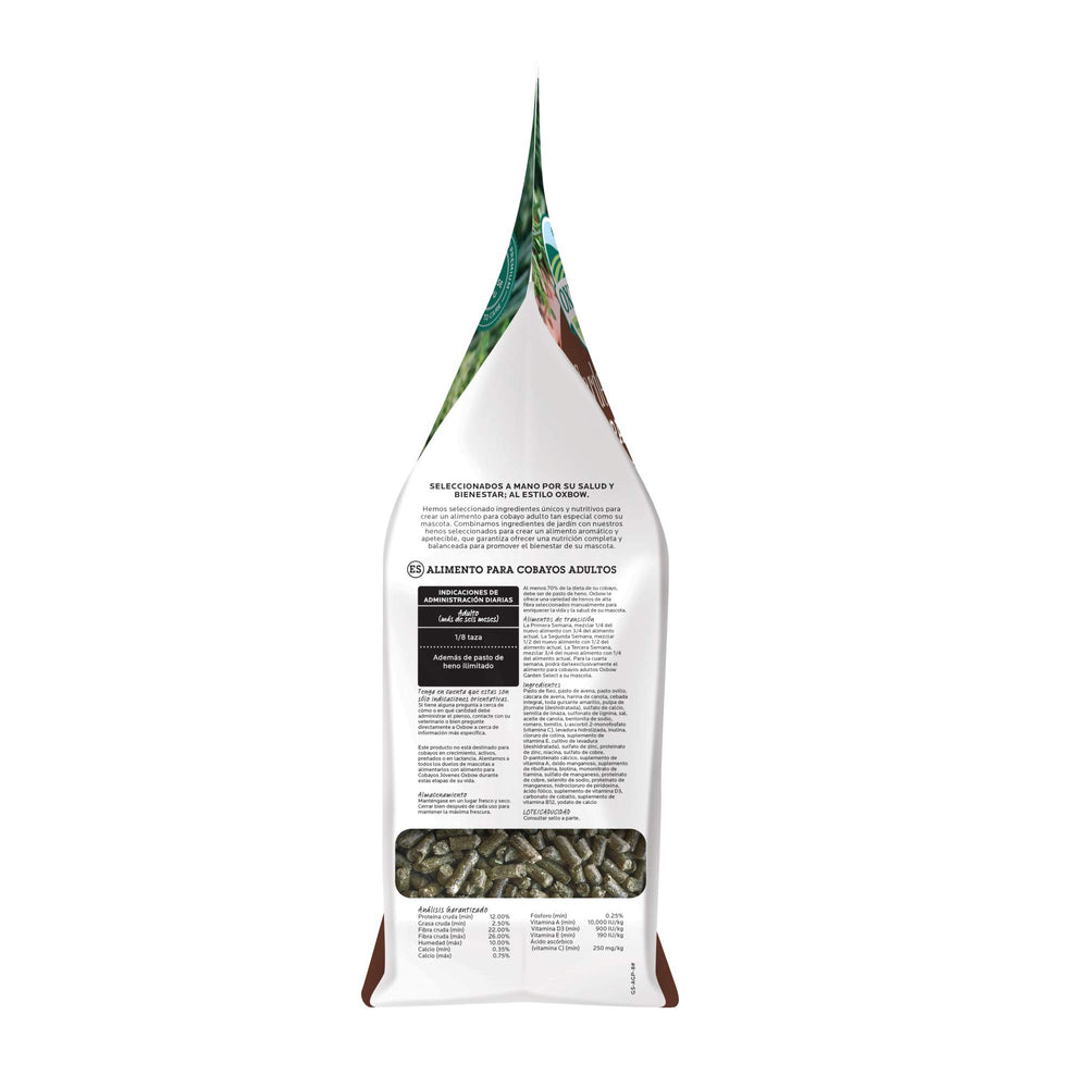 Oxbow Garden Select: hecho en EE.UU. con ingredientes de calidad.