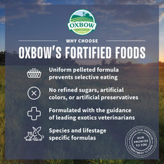 Oxbow Garden Select: pellets uniformes para ingesta constante.