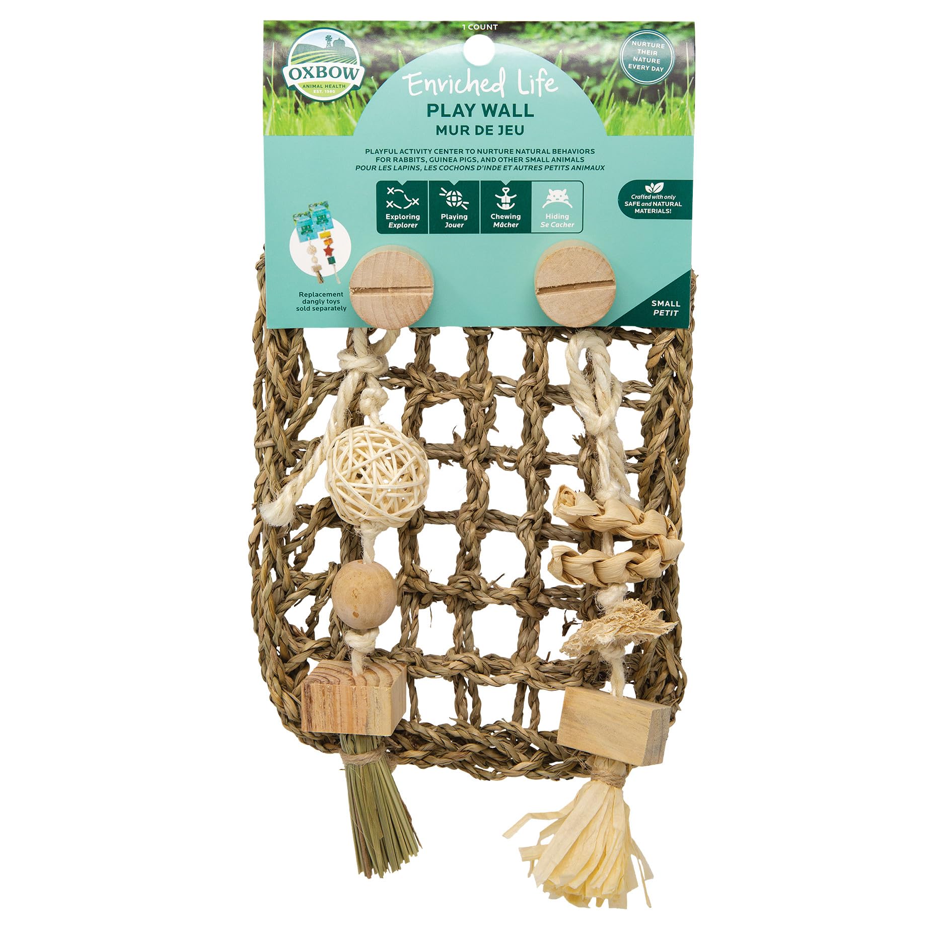 Oxbow Enriched Life Play Wall: pared de juego interactiva para conejos y cobayas
