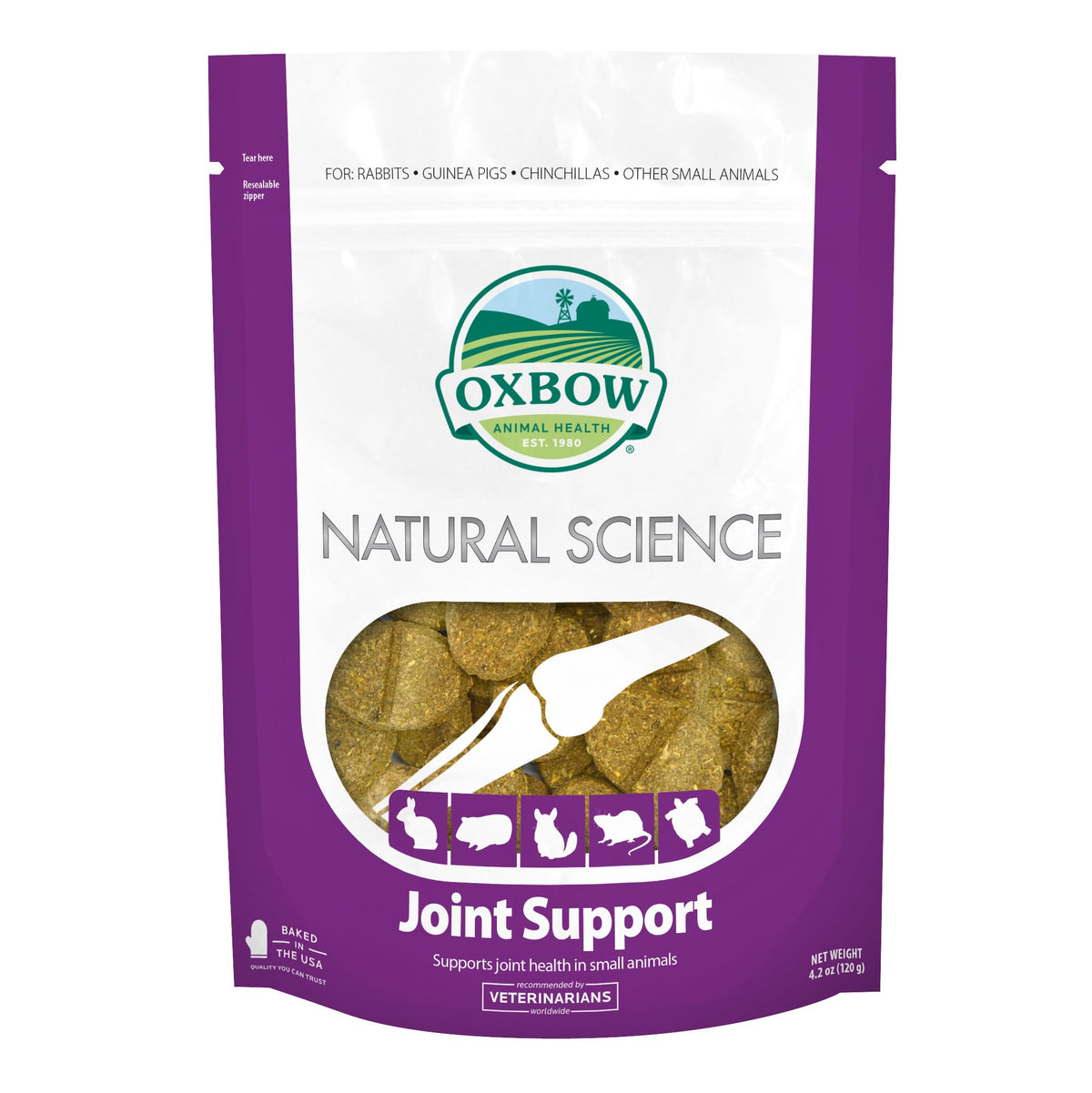 Oxbow Natural Science Joint Support: botella vertido para uso diario seguro