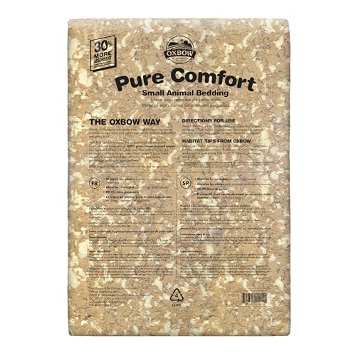 Oxbow Pure Comfort para cobaya en jaula, suavidad y absorción de humedad