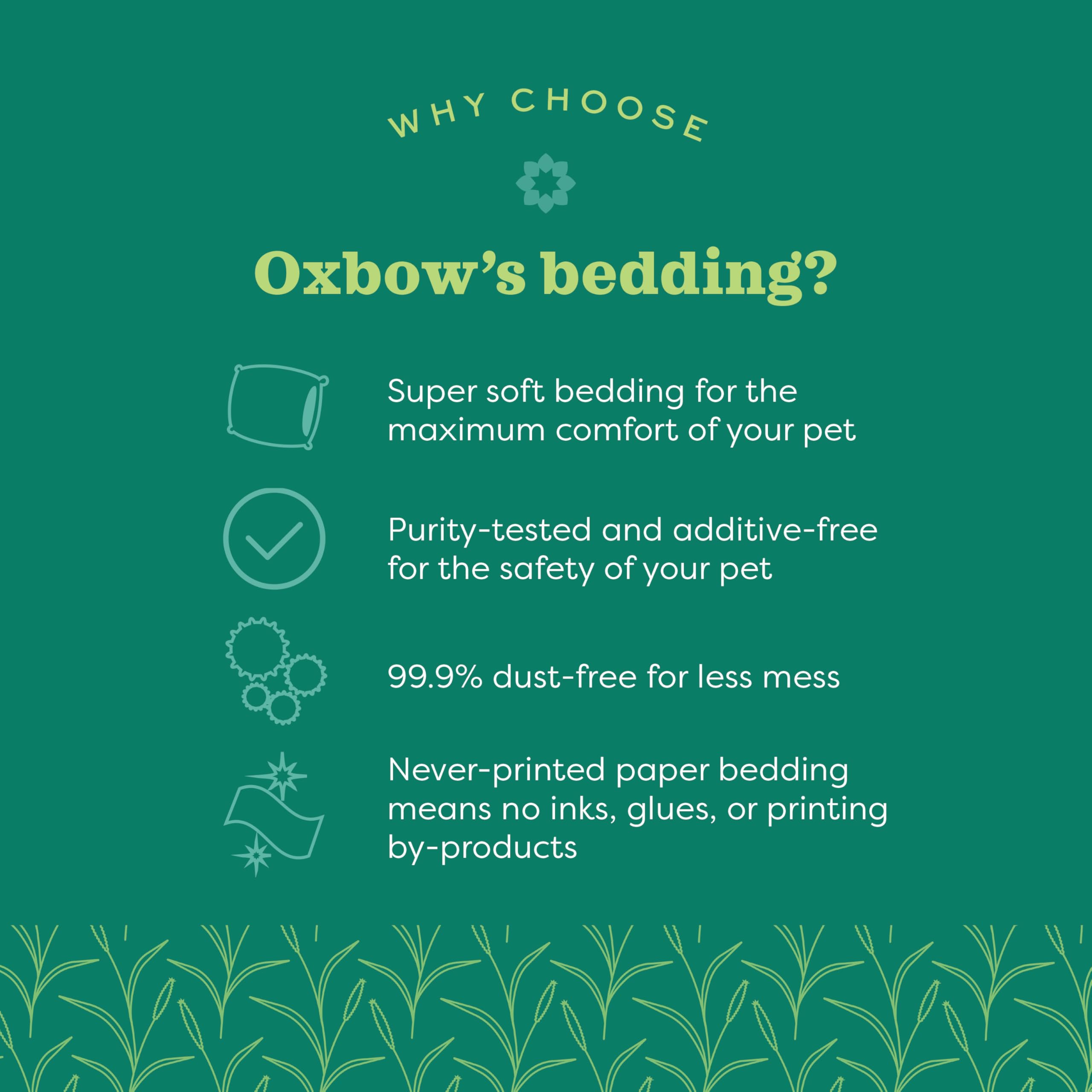 Oxbow Pure Comfort: papel sin tinta, seguro e higiénico.