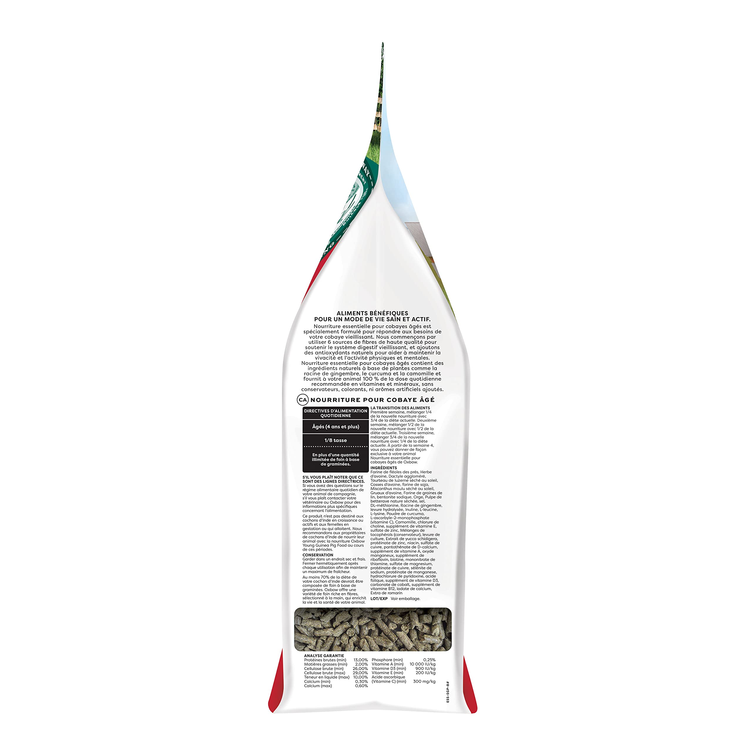 Oxbow senior conejillo de indias: antioxidantes naturales para vitalidad diaria.
